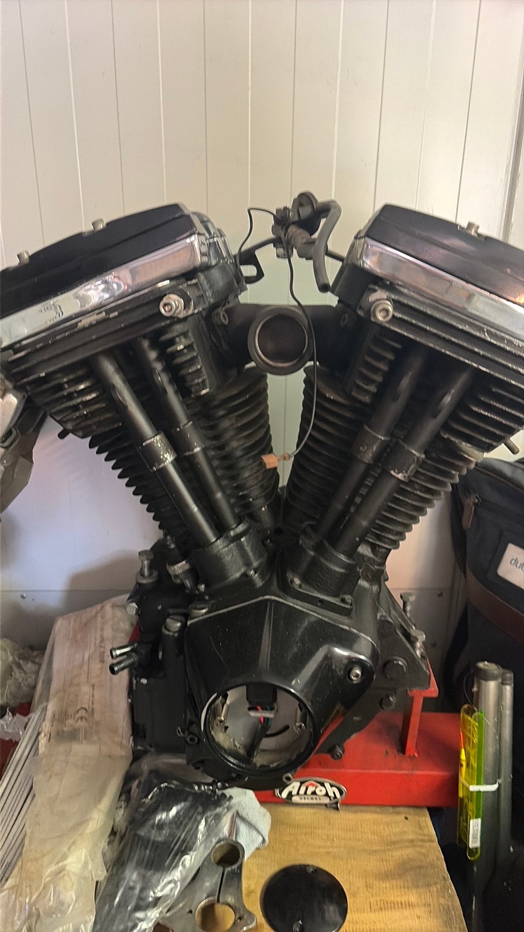 Evo motor blok, Ophalen