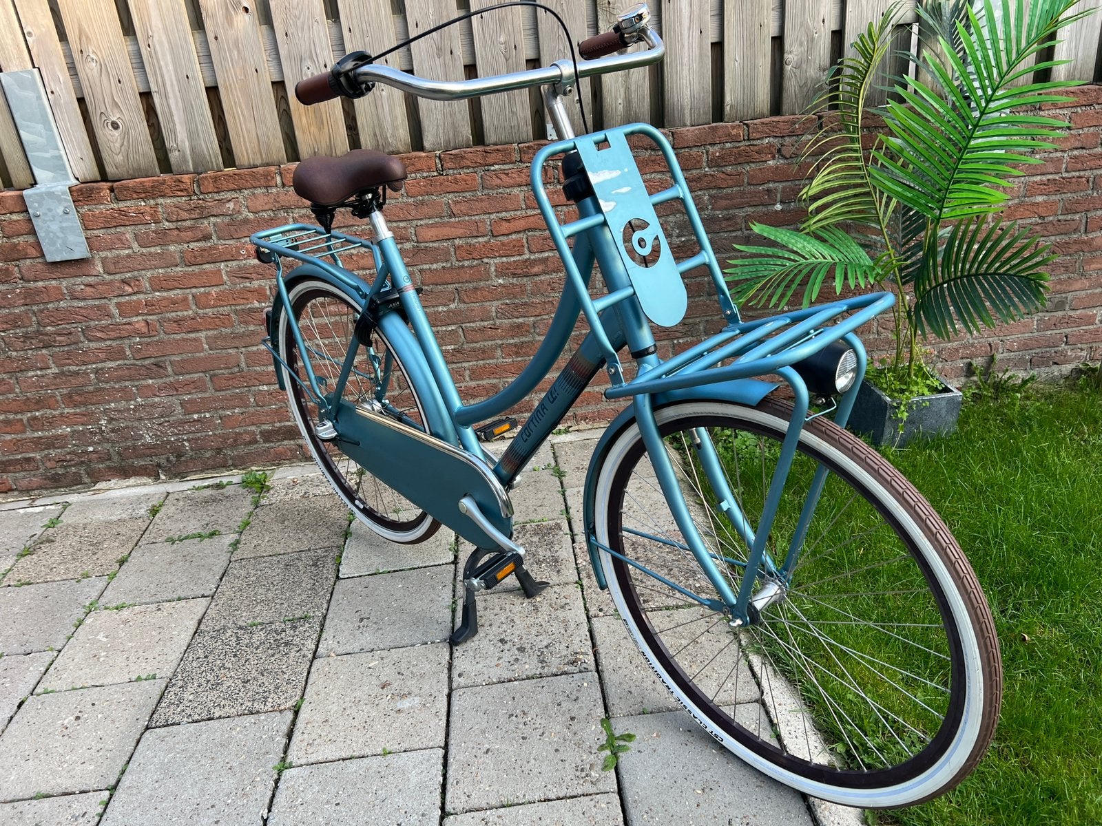 Perfect Meisjes/Damesfiets Cortina U4 Transport D50 28 inch, Terugtraprem, Versnellingen, Zo goed als nieuw, 50 tot 53 cm