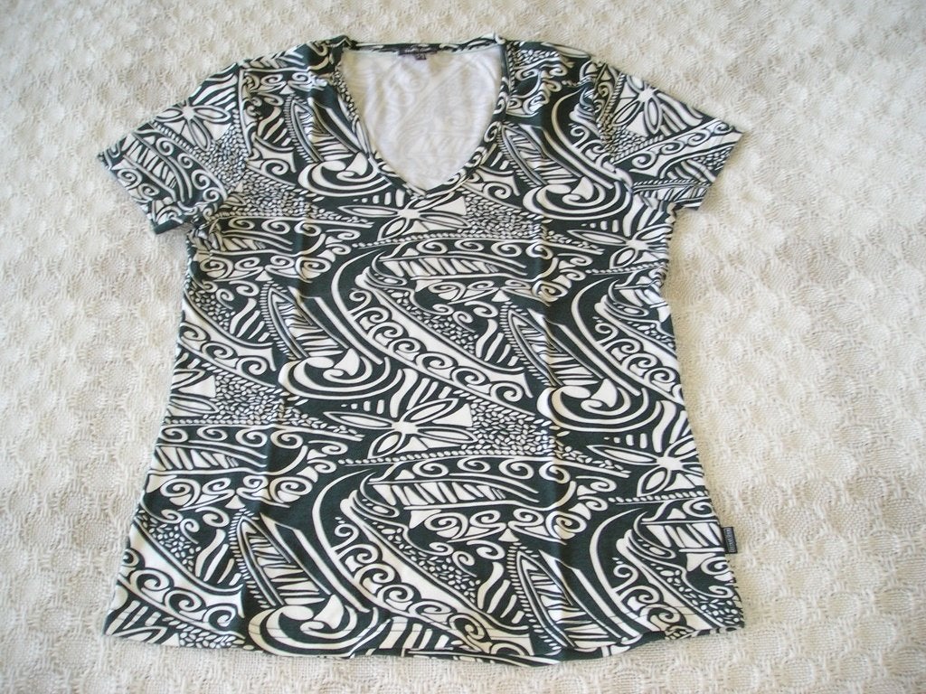 groen/wit shirt Street One maat 44, Ophalen, Zo goed als nieuw, Korte mouw, Groen