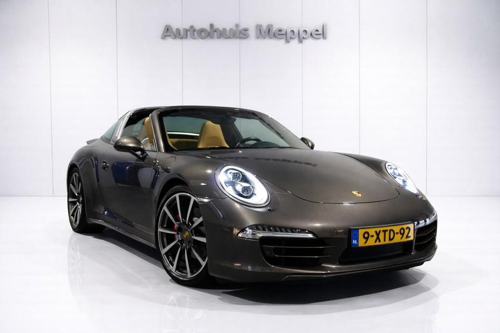 Porsche 911 3.8 Targa 4S OrgNL*Sport Chrono*Carbon*Camera*PD, Auto's, Automaat, Gebruikt, Euro 6, Cabriolet