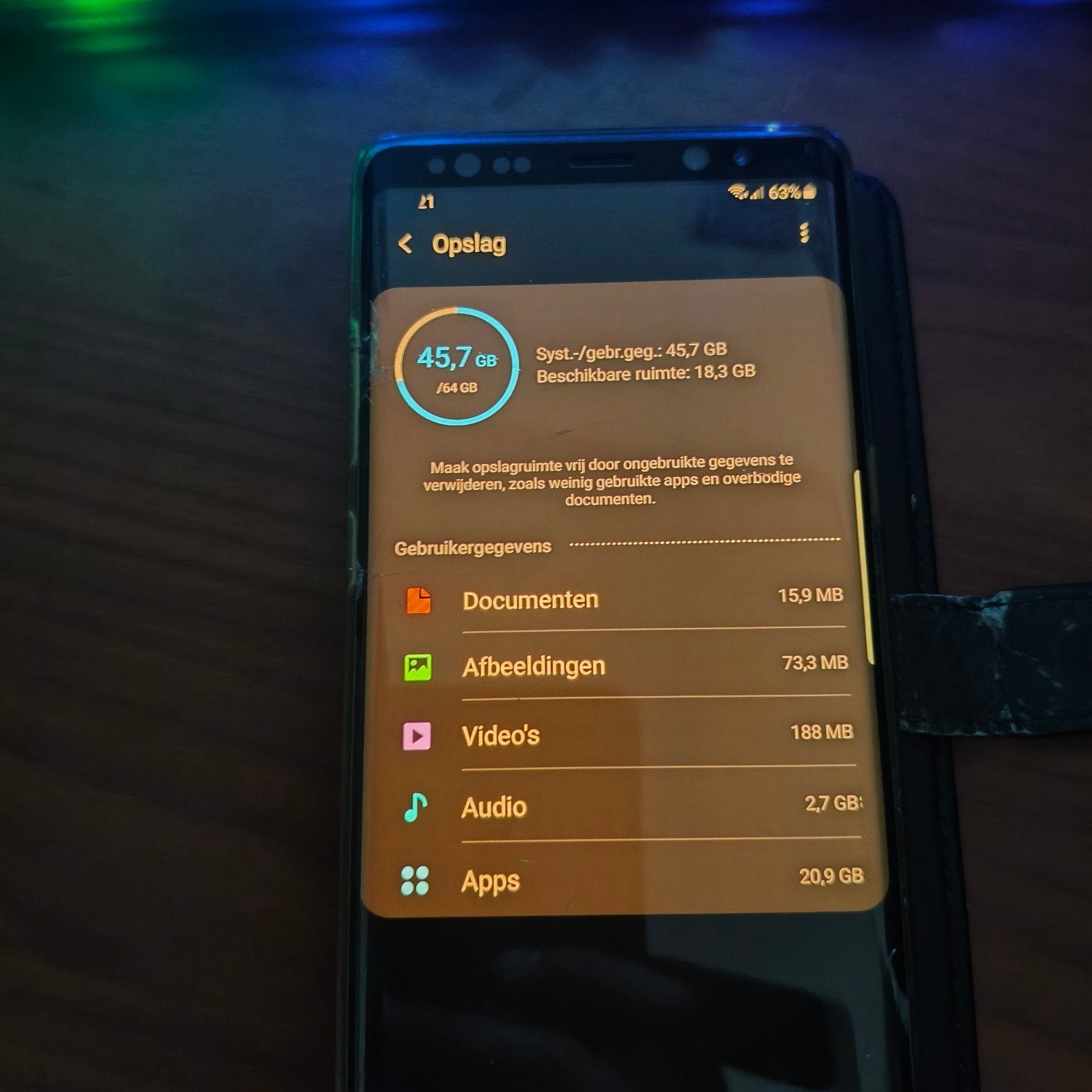 Samsung Galaxy Note 8 - Gebruikt, 64GB, Zwart, Telecommunicatie, Ophalen, Gebruikt, Overige typen, Samsung