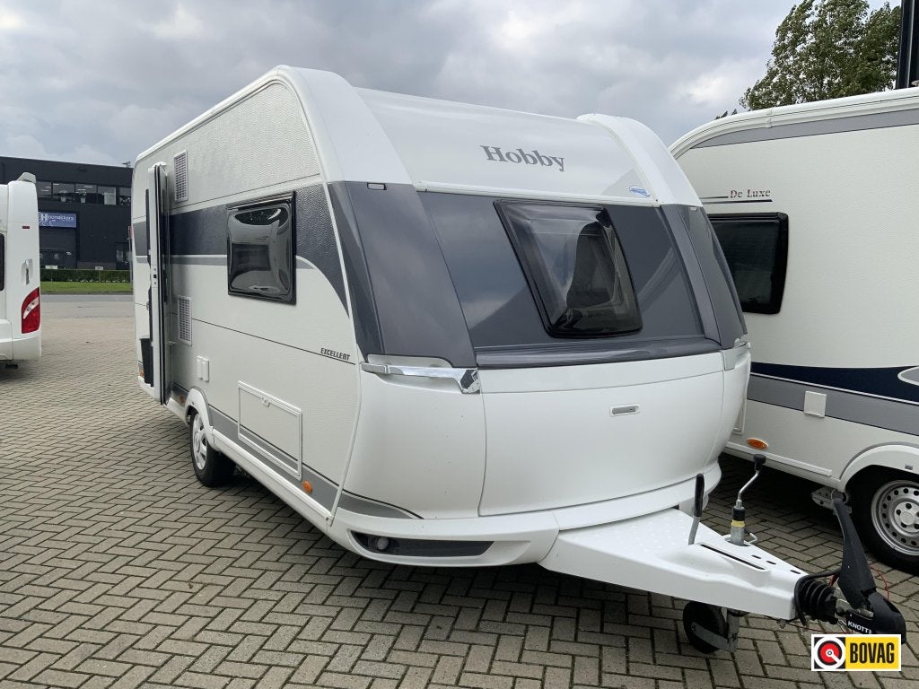 Hobby Excellent 460 SL, Caravans en Kamperen, Caravans, Schokbreker, Hobby, Bedrijf, Tot en met 3