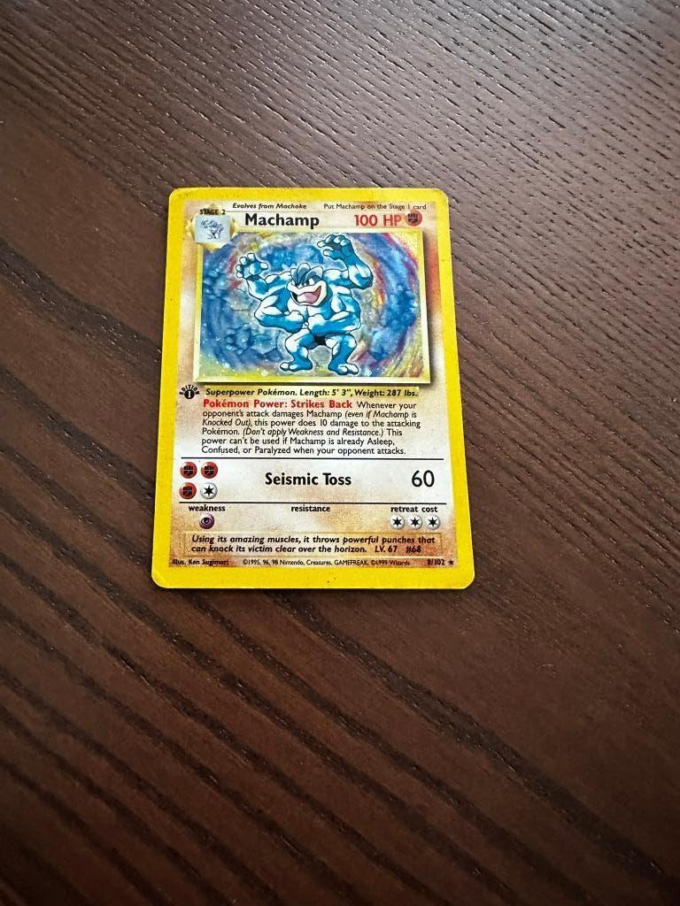 machamp 8/102, Hobby en Vrije tijd, Verzamelkaartspellen | Pokémon, Ophalen, Zo goed als nieuw, Losse kaart