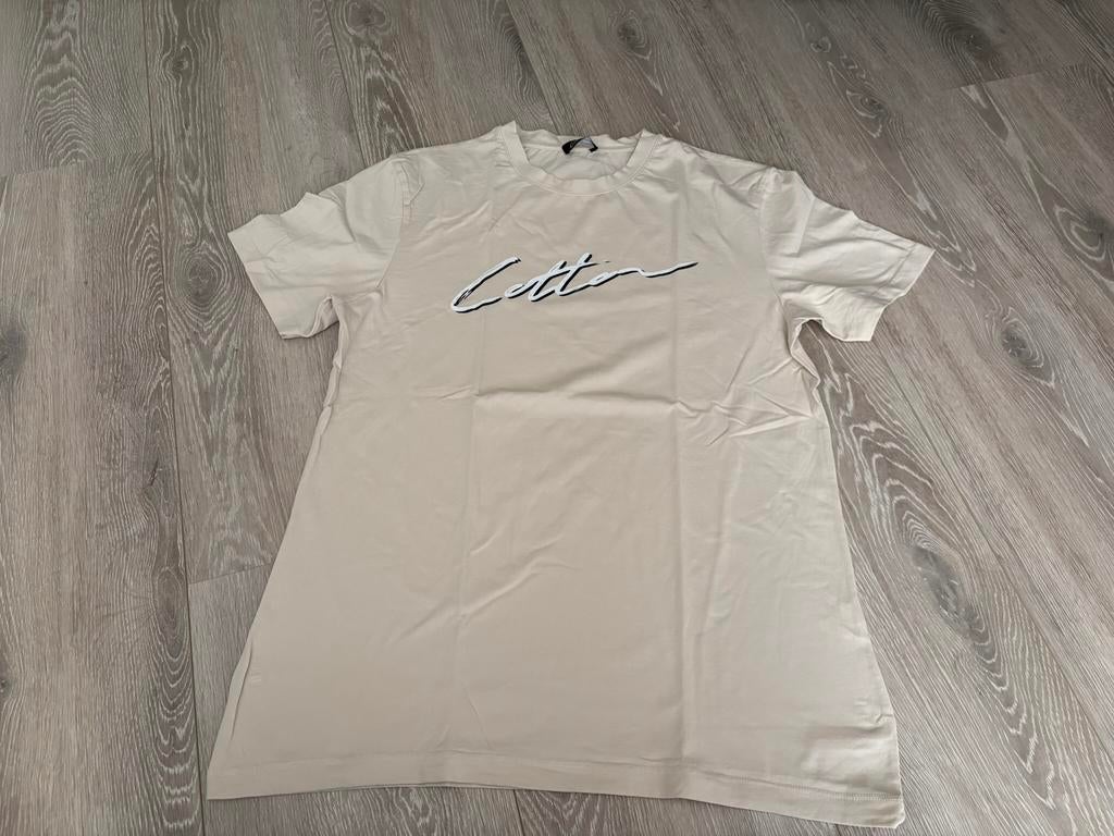 Cotton District T-Shirt zandkleurig - Maat XL, Ophalen of Verzenden, Zo goed als nieuw, Maat 56/58 (XL), Beige