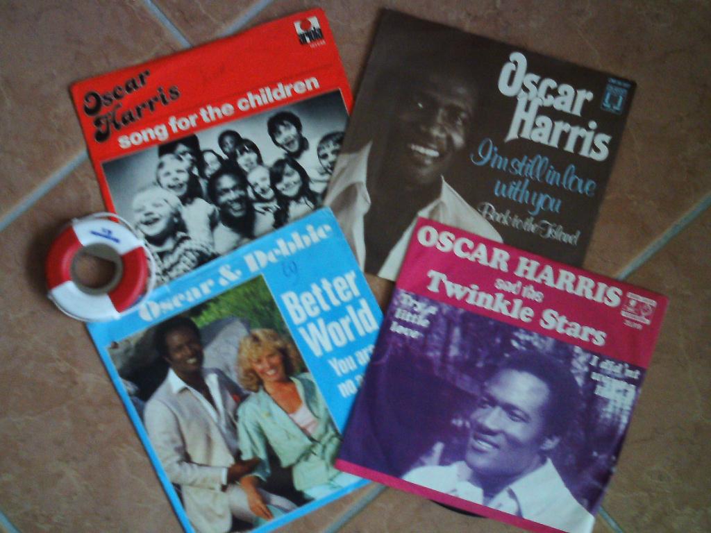 4 x vinyl -- oscar harris 13mei, 7 inch, Ophalen of Verzenden, Pop, Single