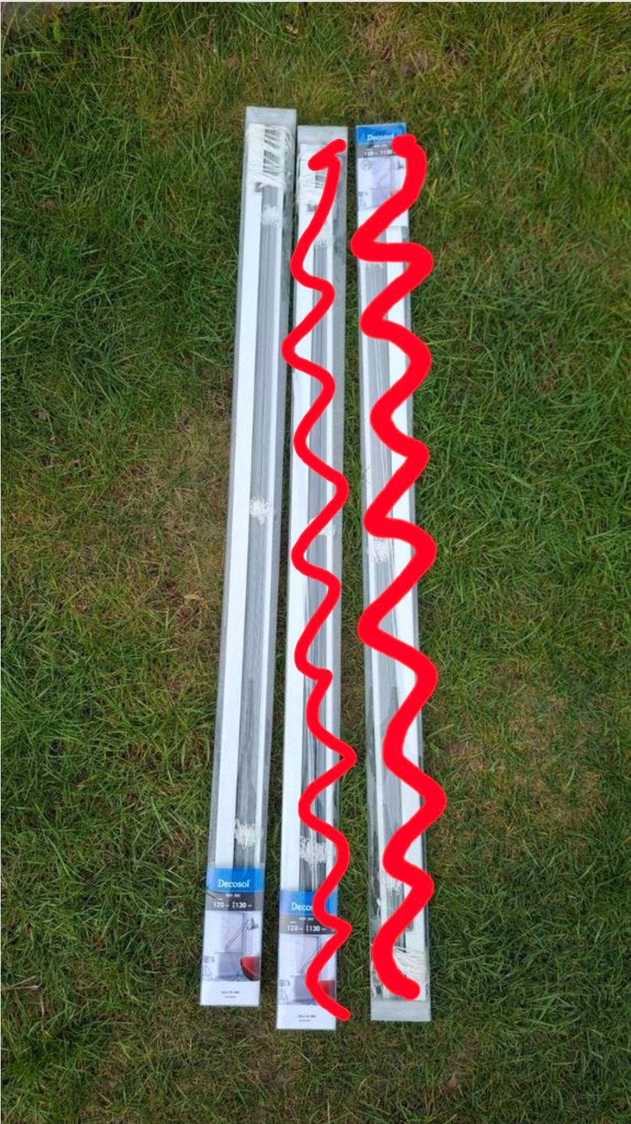 1x Decosol Jaloezieën 120x130 cm - Nieuw in verpakking, Ophalen, Nieuw, Wit, Jaloezie
