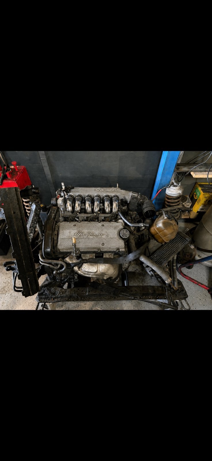 Complete Alfa Romeo 166 3.0 V6 motor, Ophalen of Verzenden, Gebruikt, Alfa Romeo