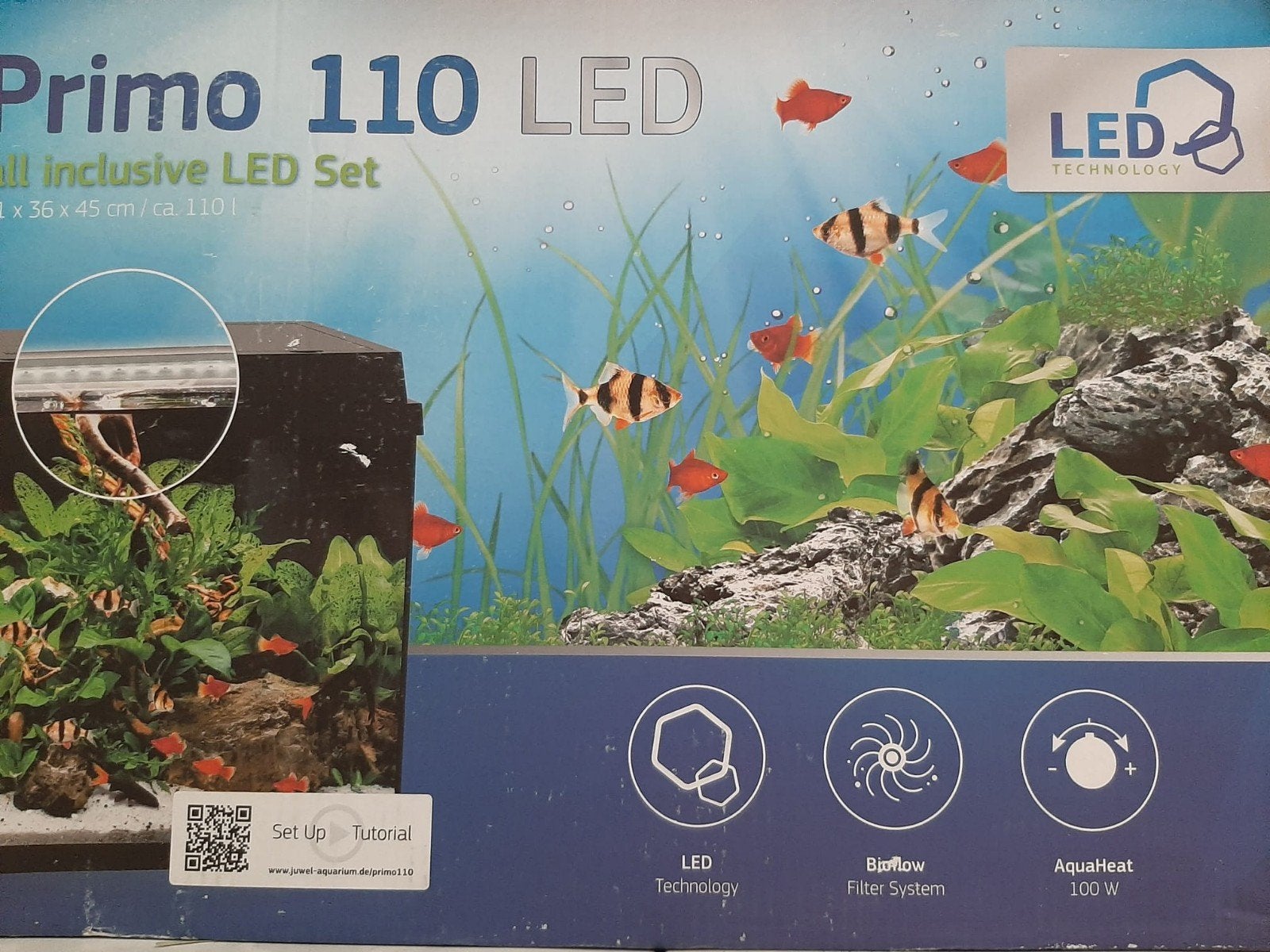 juwel primo 110 aquarium nieuw in doos, Dieren en Toebehoren, Ophalen, Nieuw
