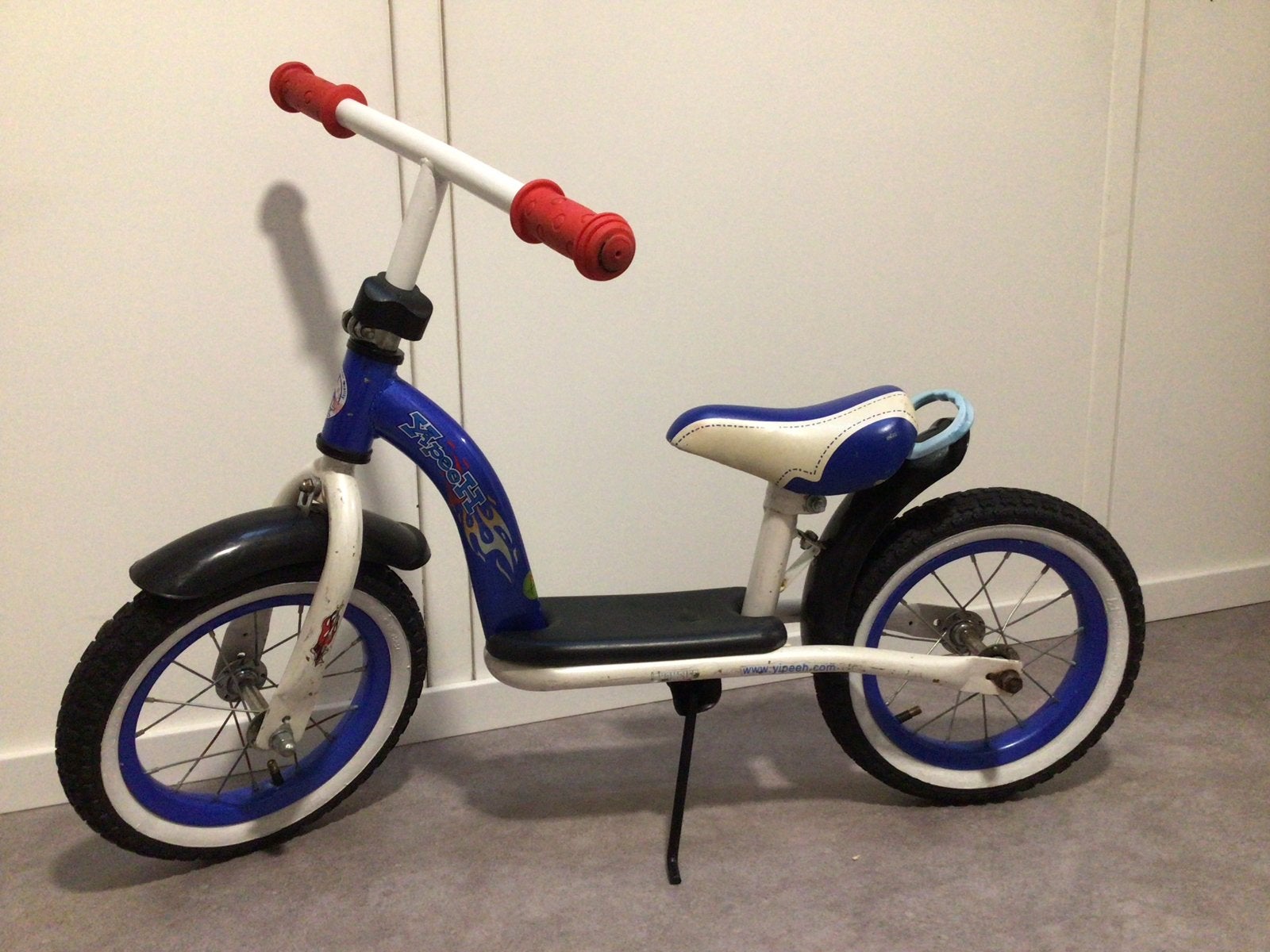 Puky Loopfiets/Step - Blauw met Witte Banden, Fietsen en Brommers, Steps, Ophalen of Verzenden, Gebruikt, Gewone step