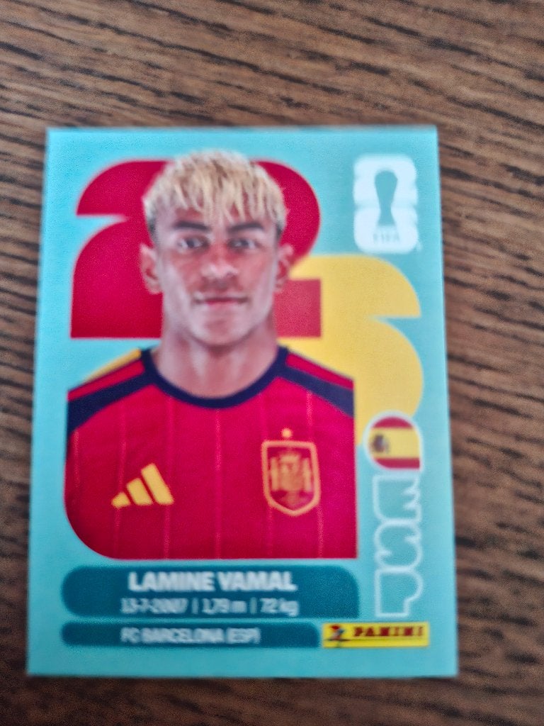 Panini WK 2026 Stickers - Lamine Yamal, Ophalen of Verzenden, Nieuw, Sticker