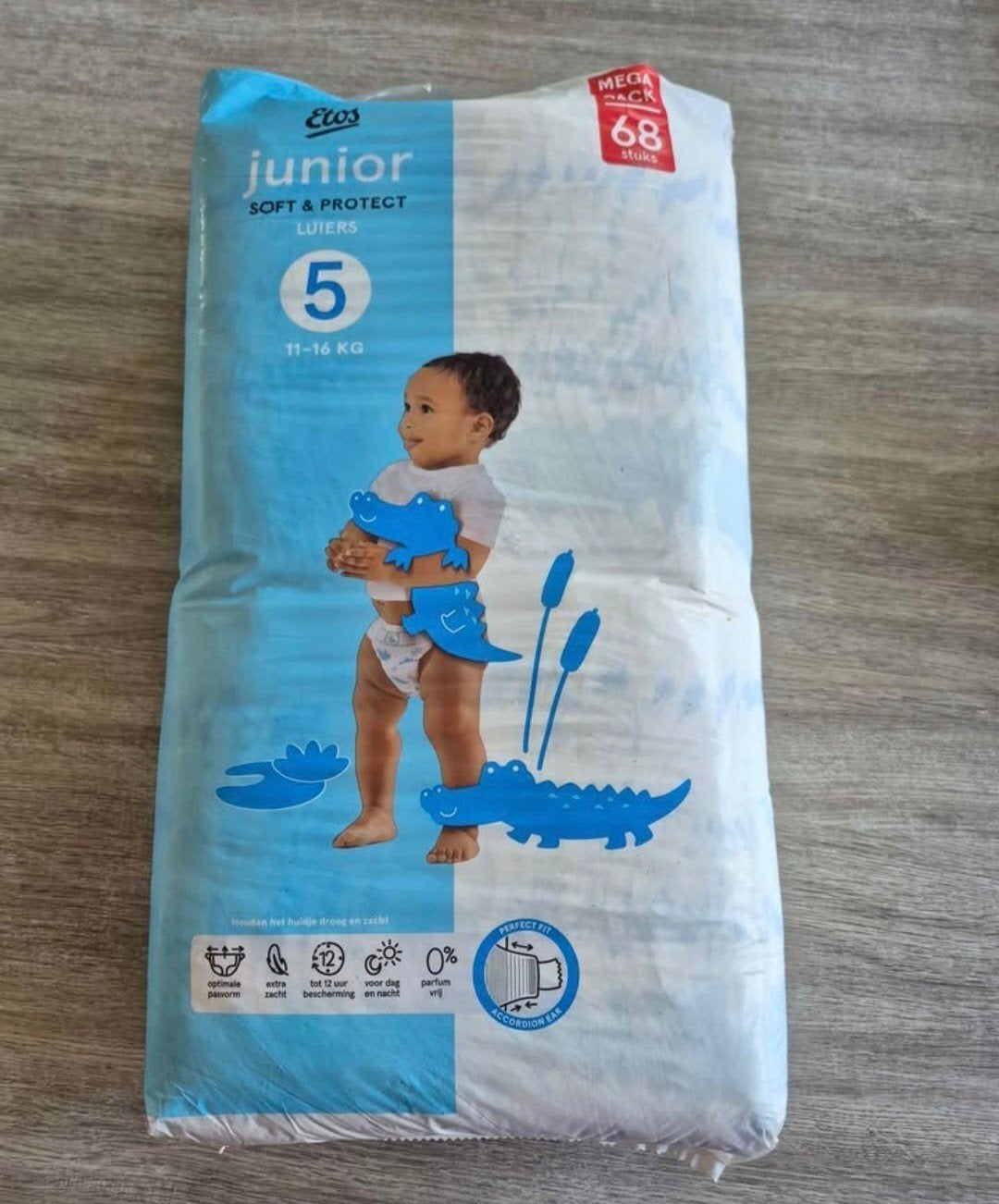 Etos Junior Soft & Protect Luiers Maat 5 (11-16 kg) - 3x!, Ophalen of Verzenden, Nieuw