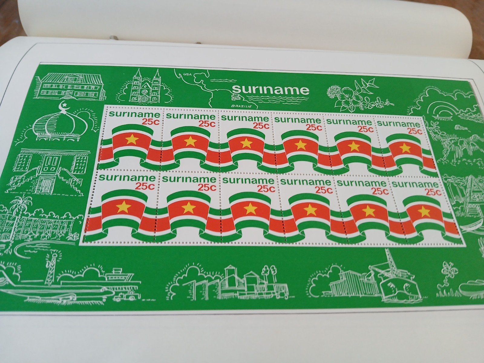Suriname siervel uit  1076, Ophalen of Verzenden