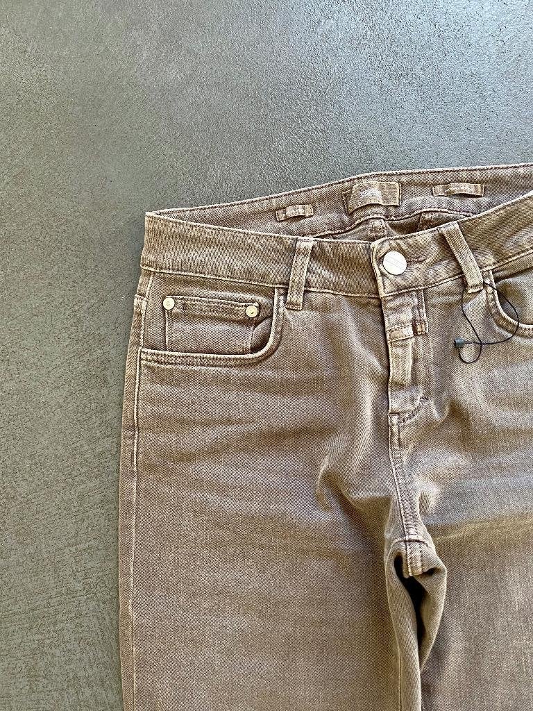 J595 Closed maat W27=XS=34 Jeans spijkerbroek broek bruin, Kleding | Dames, Overige kleuren, Closed, Ophalen of Verzenden, Zo goed als nieuw