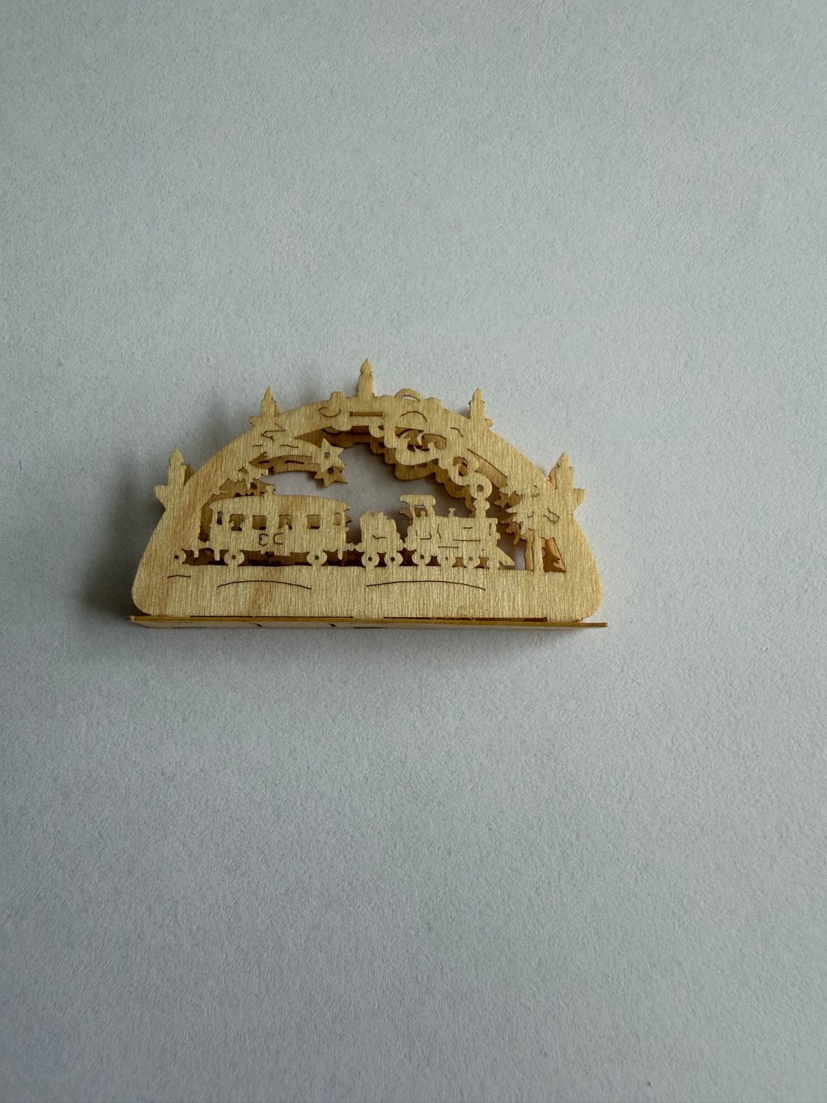 Lichtboog met trein - Bouwpakket Schaal 1:12 (Art.nr. LB66), Verzamelen, Ophalen of Verzenden, Nieuw, Poppenhuis