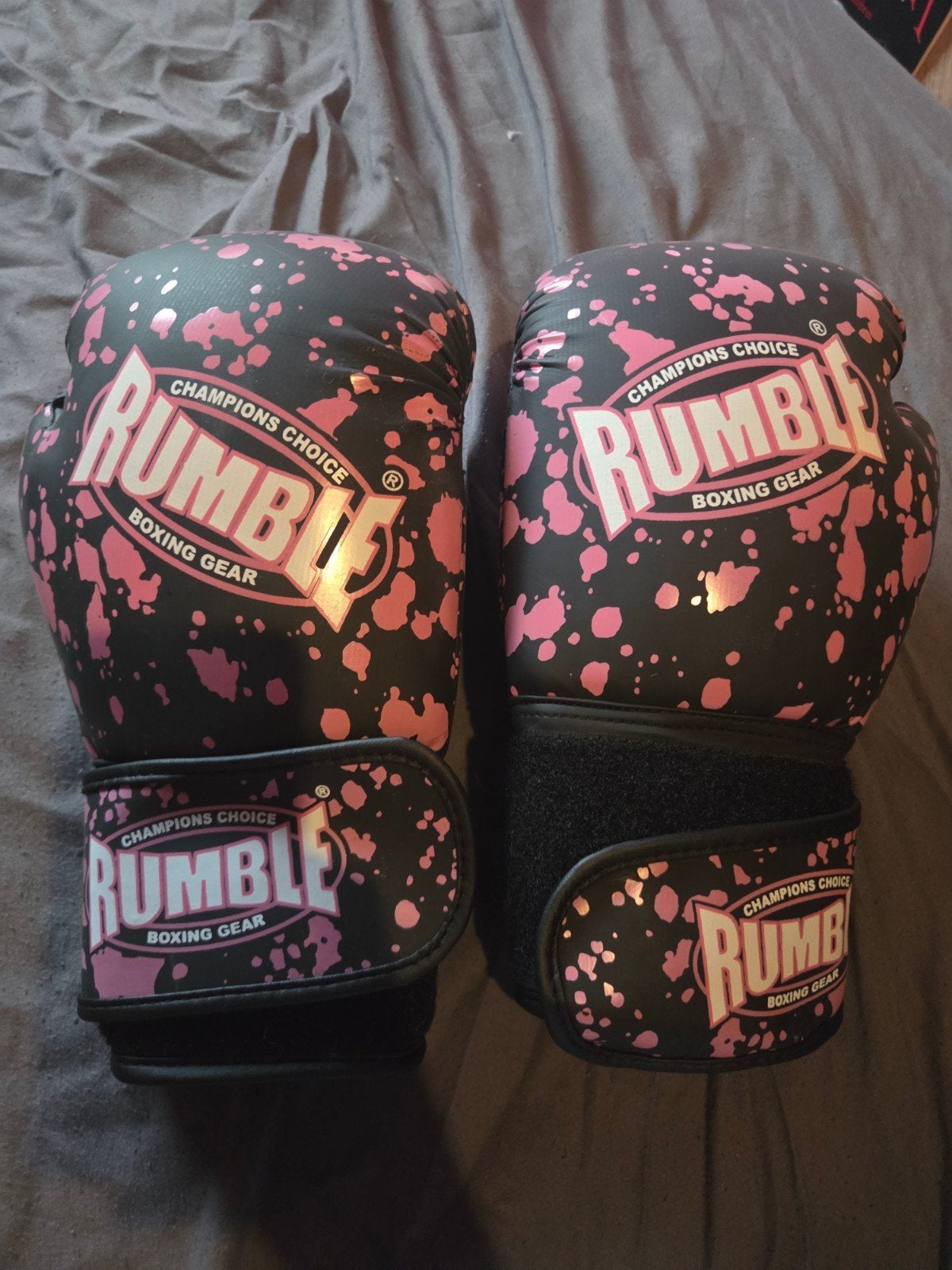 Rumble kickbokshandschoenen 10 oz - Roze/Zwart, Ophalen of Verzenden, Bokshandschoenen