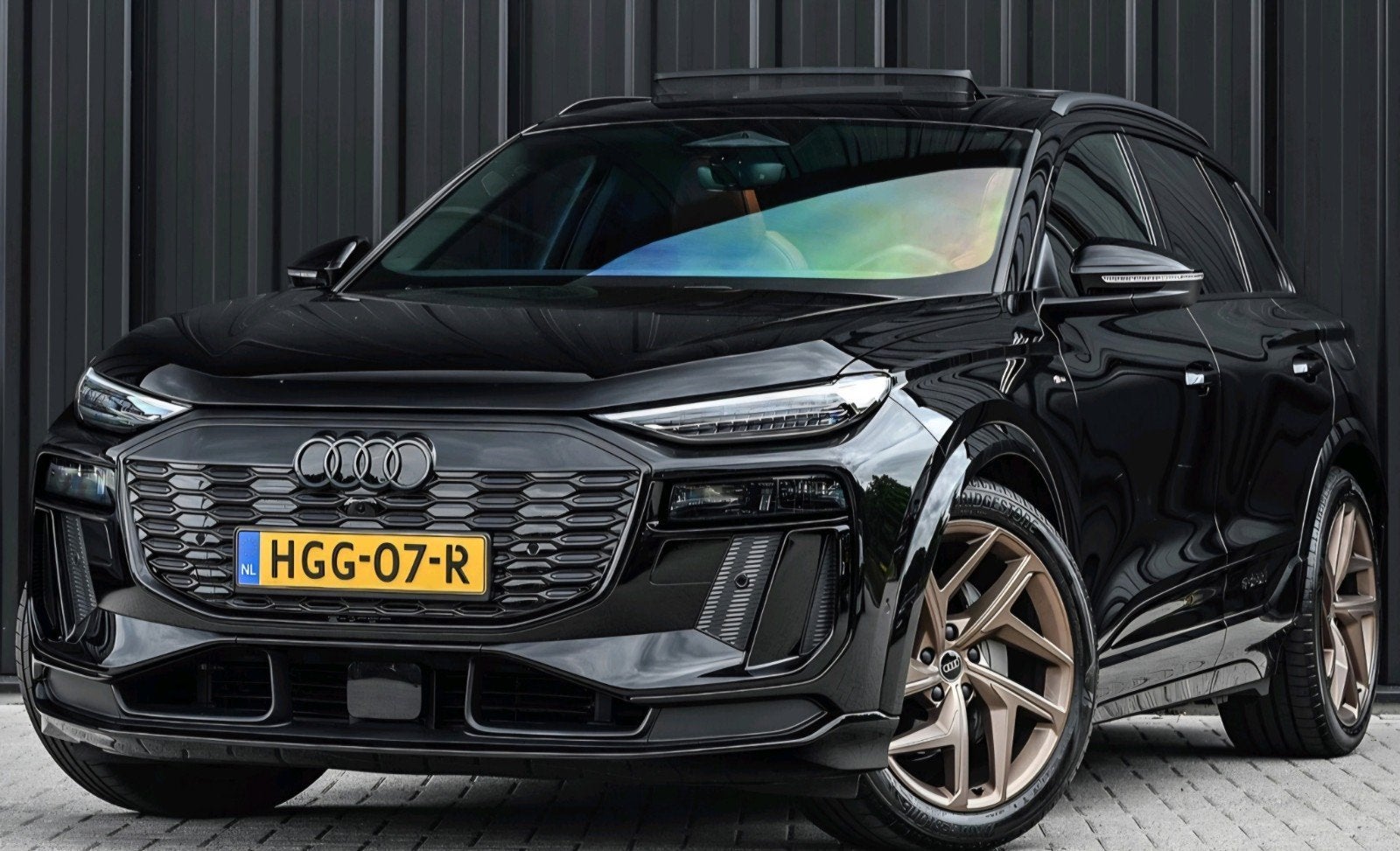 Audi Q6 e-tron leren caramelstoel, bronzen velgen, pano dak, Auto's, Automaat, 2000 kg, Particulier, Dealer onderhouden