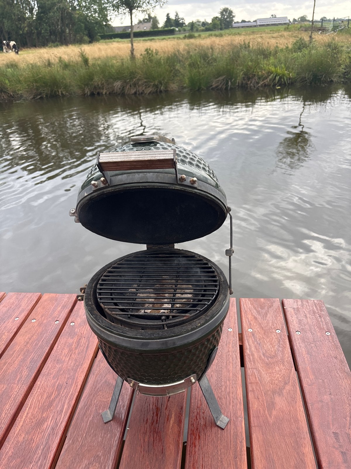 Keramische BBQ, Tuin en Terras, Ophalen, Gebruikt