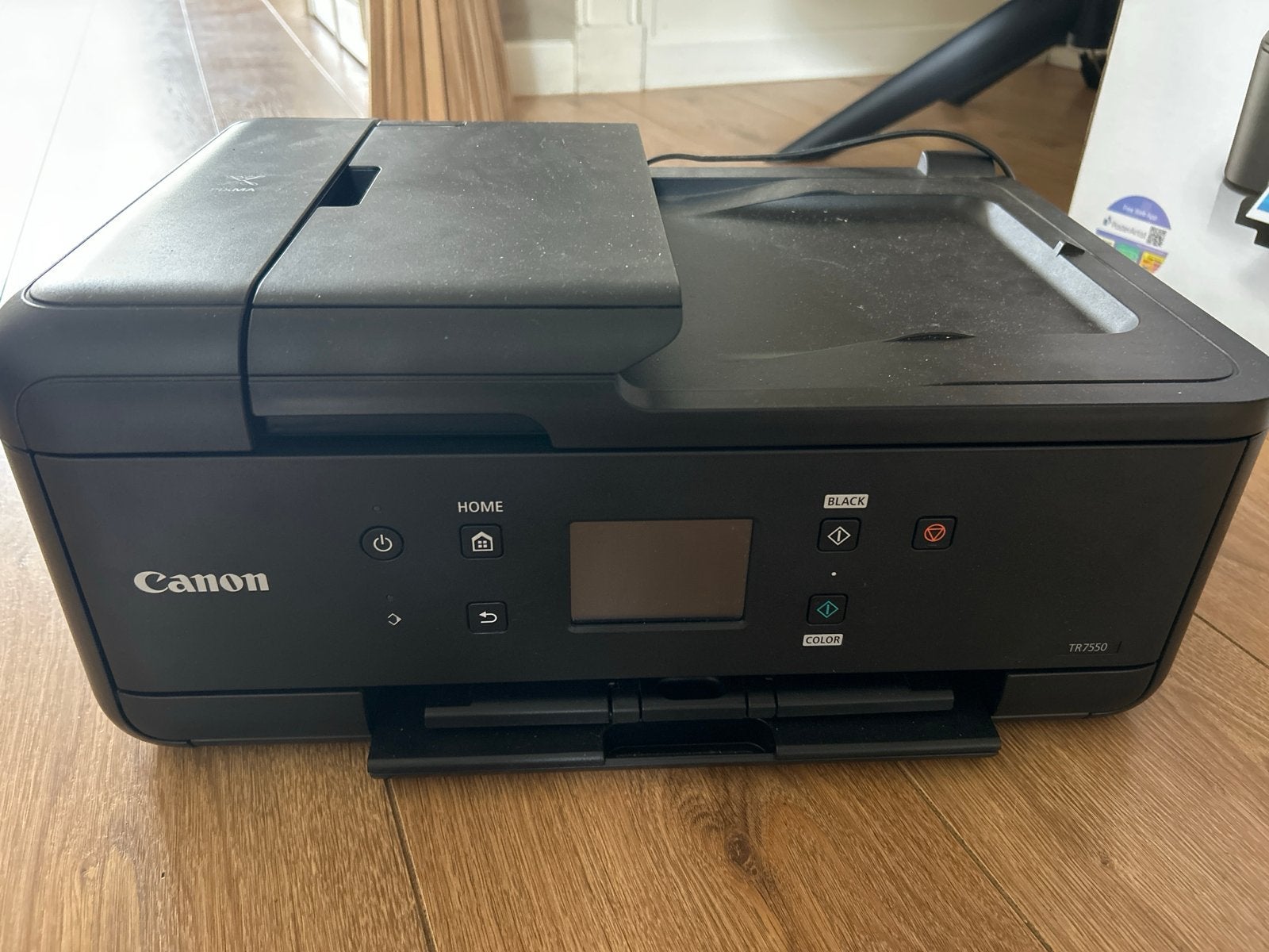 Canon TR7550 printer met scanner - Zwarte inkt werkt niet, Computers en Software, Printers, Niet werkend, All-in-one, Inkjetprinter
