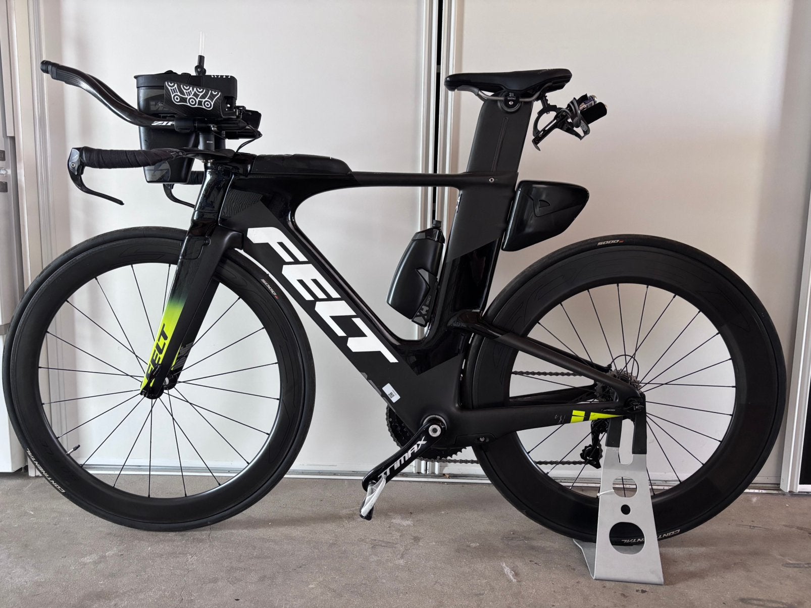 Te koop: zeer goed onderhouden triatlonfiets en toebehoren, Carbon, Zo goed als nieuw, Meer dan 20 versnellingen, Ophalen