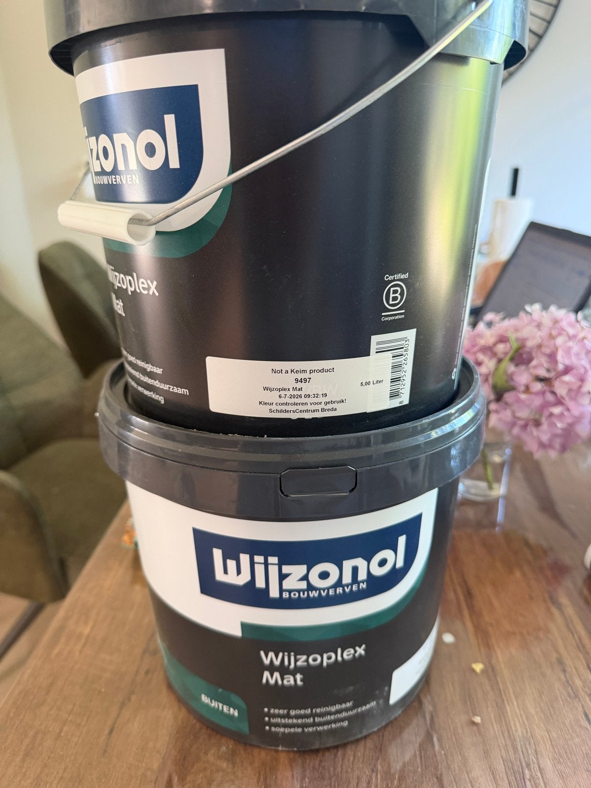 Wizozonol Wijzoplex Mat Buitenverf 2x 5 liter, Ophalen, Overige kleuren, 5 tot 10 liter, Nieuw