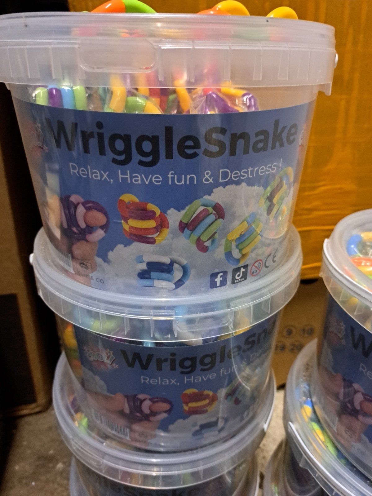 NIEUW IN DE VERPAKKING verschillende kleuren Wriggled Snake, Kinderen en Baby's, Speelgoed | Educatief en Creatief, Ophalen of Verzenden