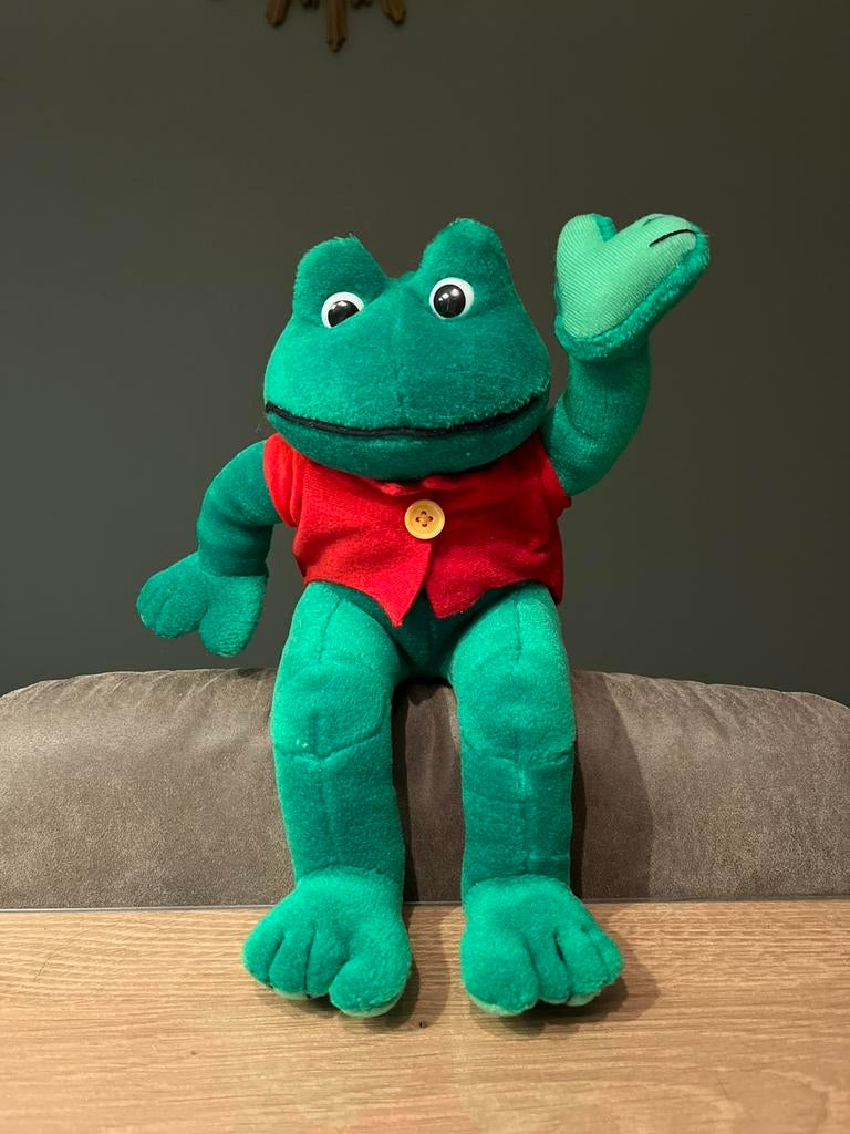Leuke Duinrell kikker knuffel, Ophalen of Verzenden, Kikker
