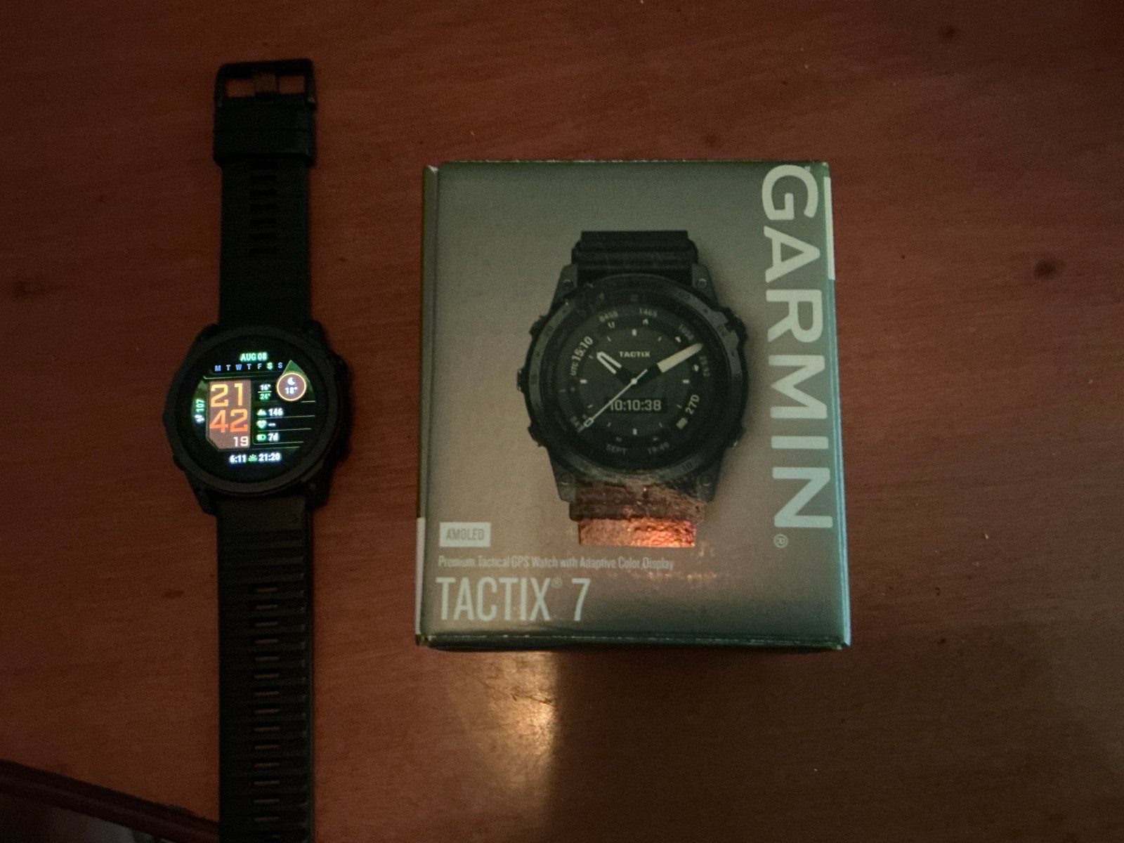 Garmin Tactix 7 AMOLED Zwart, Afstand, Zwart, Ophalen of Verzenden, Zo goed als nieuw