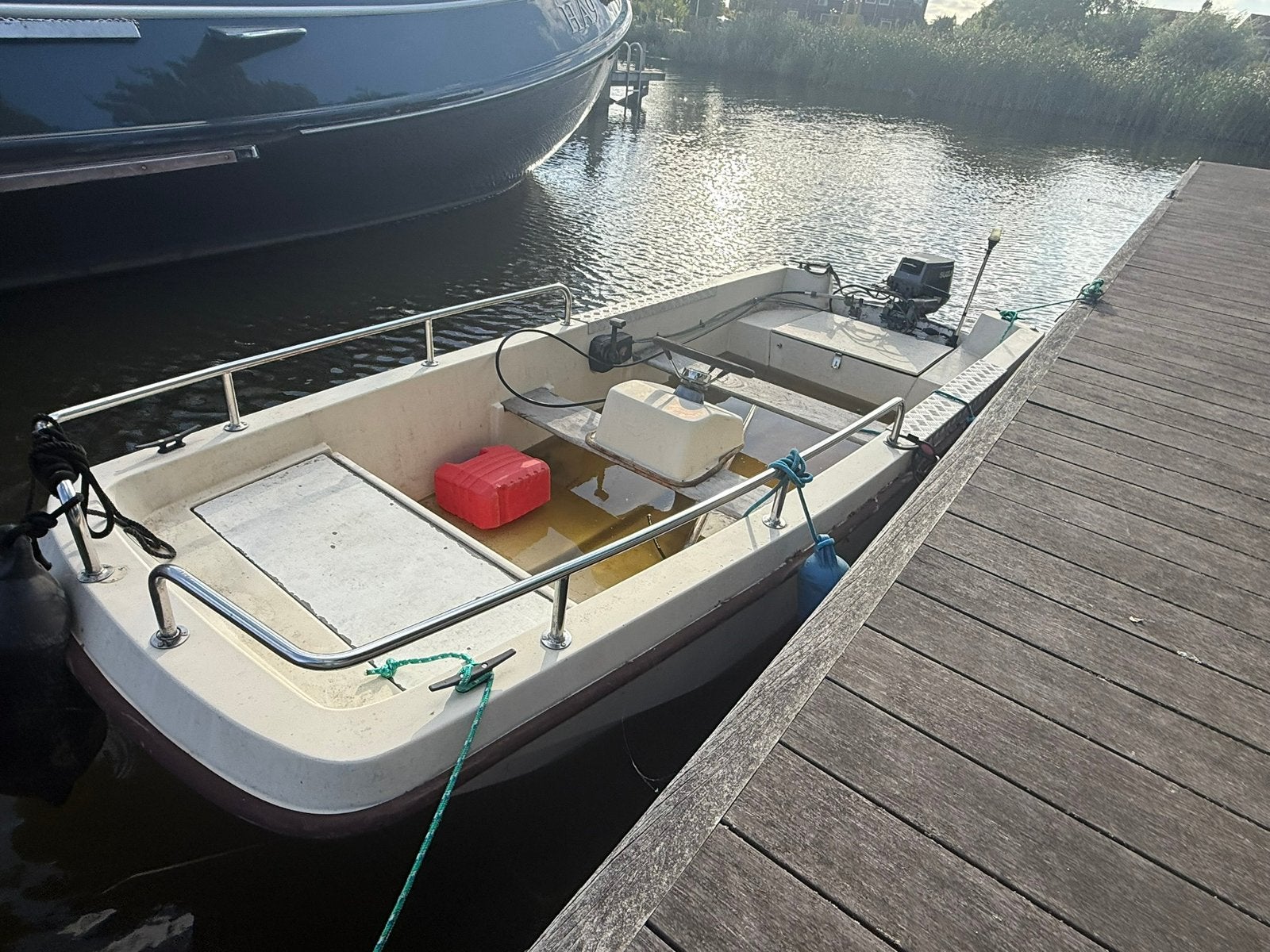 Sloepje/ tour bootje met Suzuki 9,9 Pk buitenboordmotor, Watersport en Boten, Vis- en Consoleboten, Ophalen, Overige merken, Gebruikt