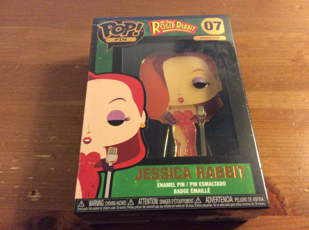 Funko Pop Pin. Disney Jessica Rabbit 07. Enamel pin. Nieuw, Verzamelen, Ophalen of Verzenden, Nieuw
