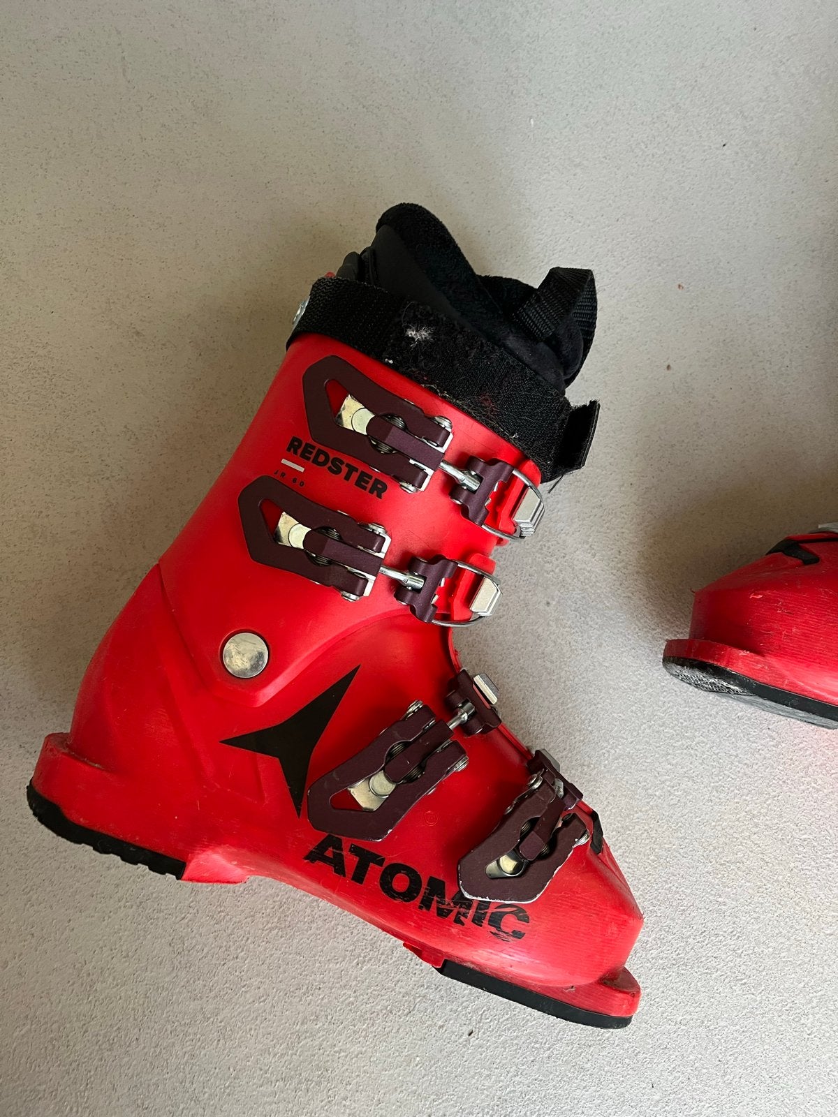 Atomic Redster JR 60 skischoenen kind - Maat 20/20.5, Gebruikt, 100 tot 140 cm, Schoenen, Ophalen of Verzenden