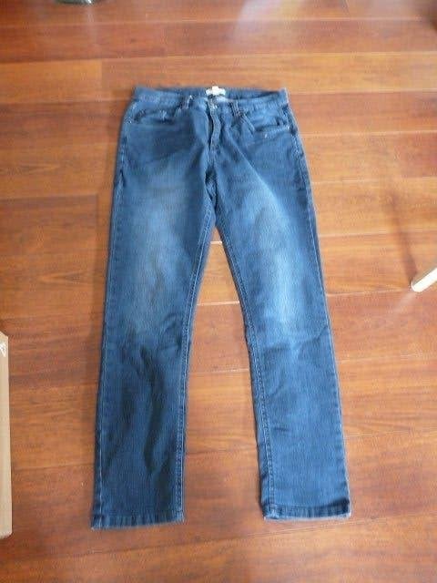 donkerblauwe jeans 5 pocket broek van Bonprix, mt 52, Kleding | Heren, W36 - W38 (confectie 52/54), Blauw, Bonprix, Ophalen of Verzenden