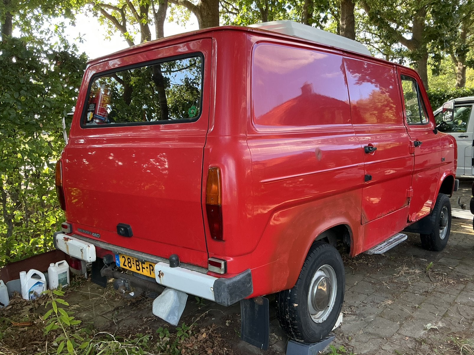 De Ford Transit MK2 4x4 SIRA VVS oldtimer camper, foto 3