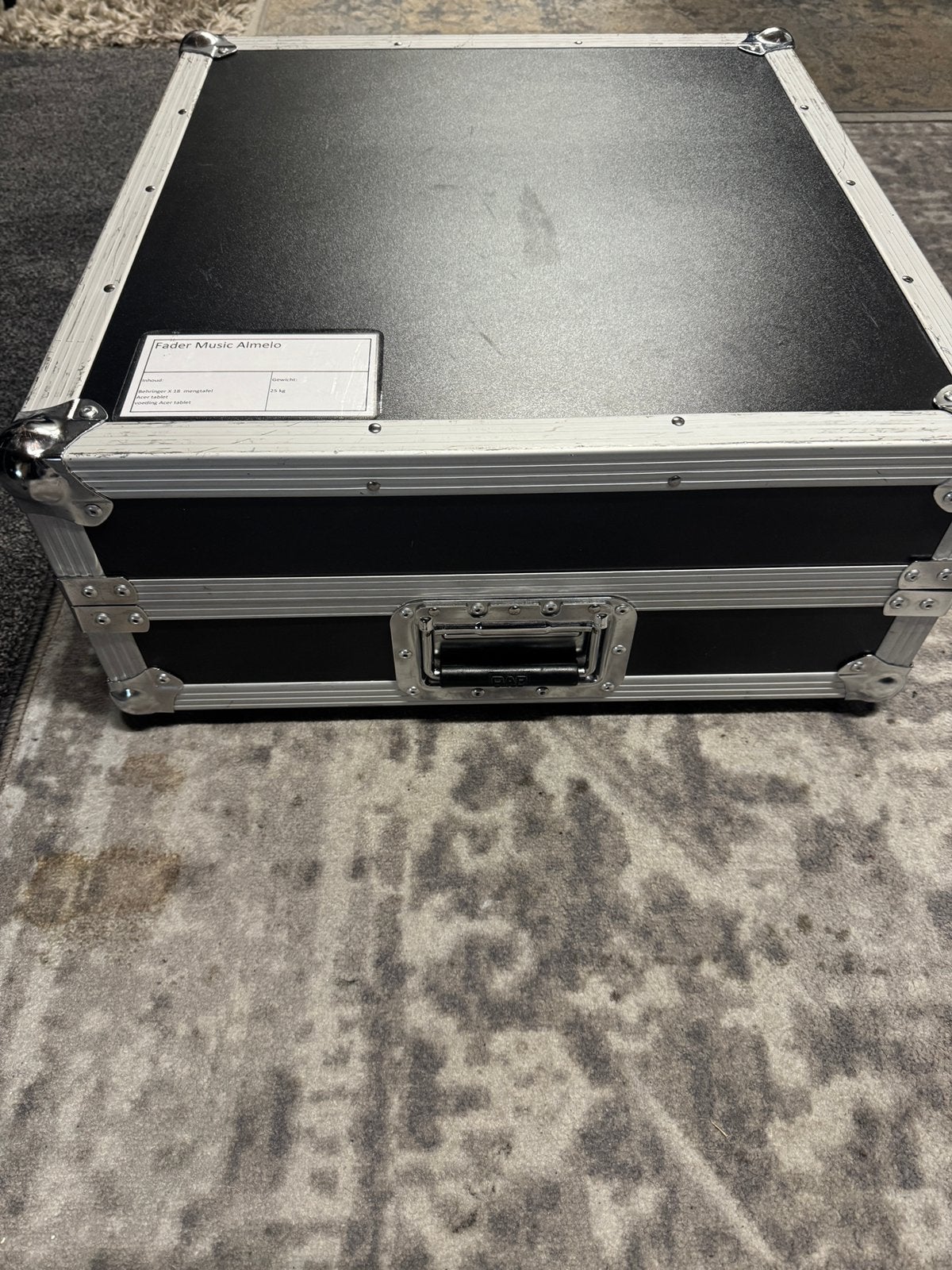 19” flightcase voor mengtafel, Ophalen, Zo goed als nieuw, Overige instrumenten, Flightcase