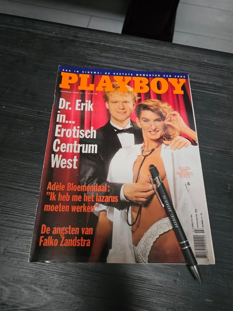 Playboy Maart 1994 - Dr. Erik in Erotisch Centrum West, Boeken, Ophalen of Verzenden, Gelezen, Overige typen