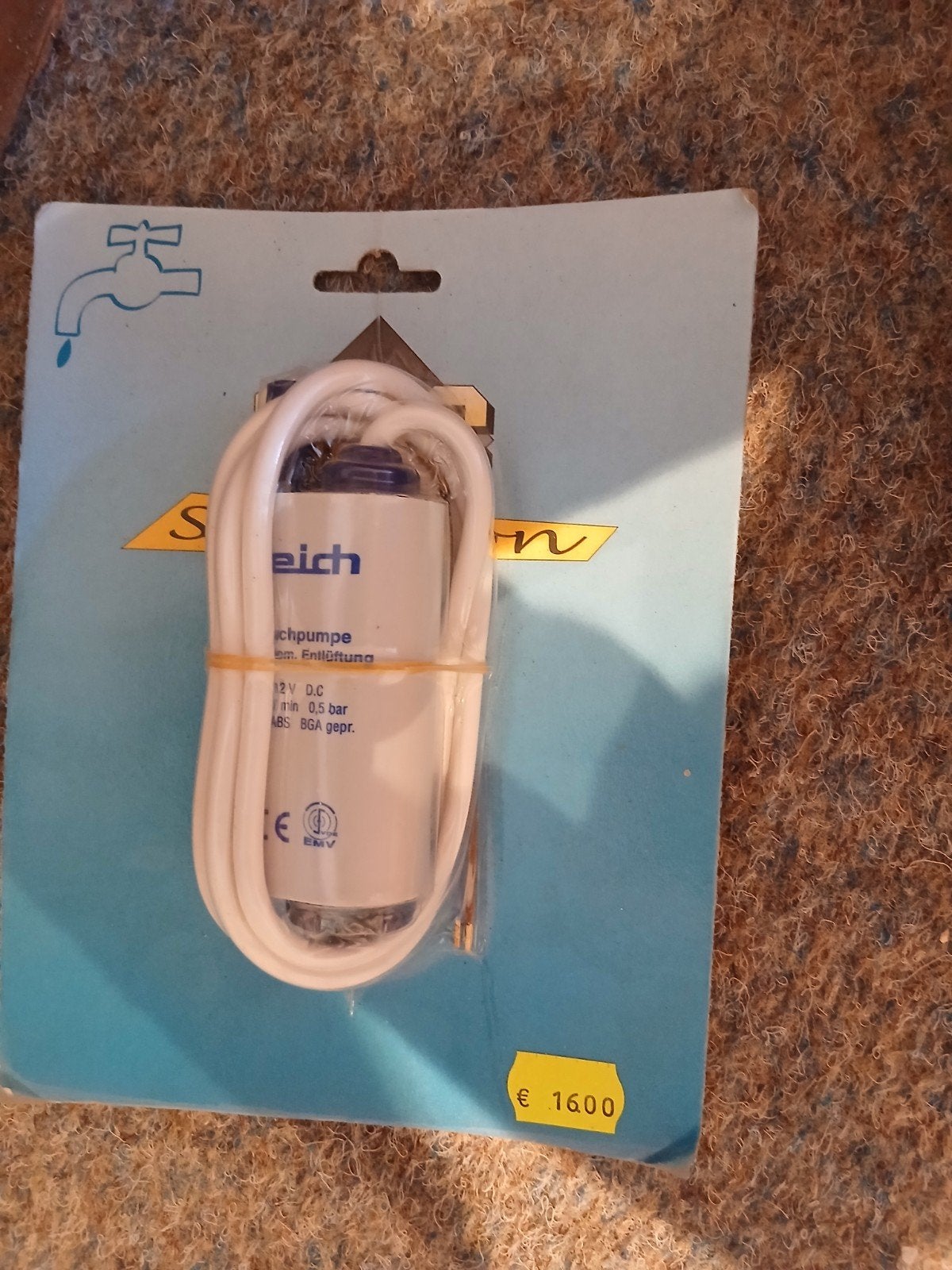 Dompelpomp 12V 12L/min voor Caravan/Camper, Ophalen of Verzenden, Nieuw