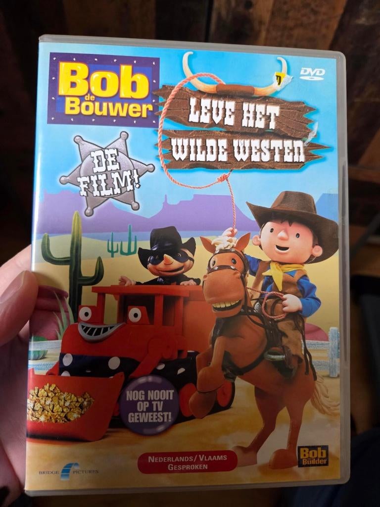 dvd: Bob de bouwer leve het wilde westen, Avontuur, Alle leeftijden, Ophalen of Verzenden, Zo goed als nieuw