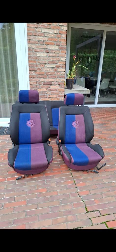Golf 2 mk2 fire and ice  bekledingset stoelenset deurpanelen, Ophalen