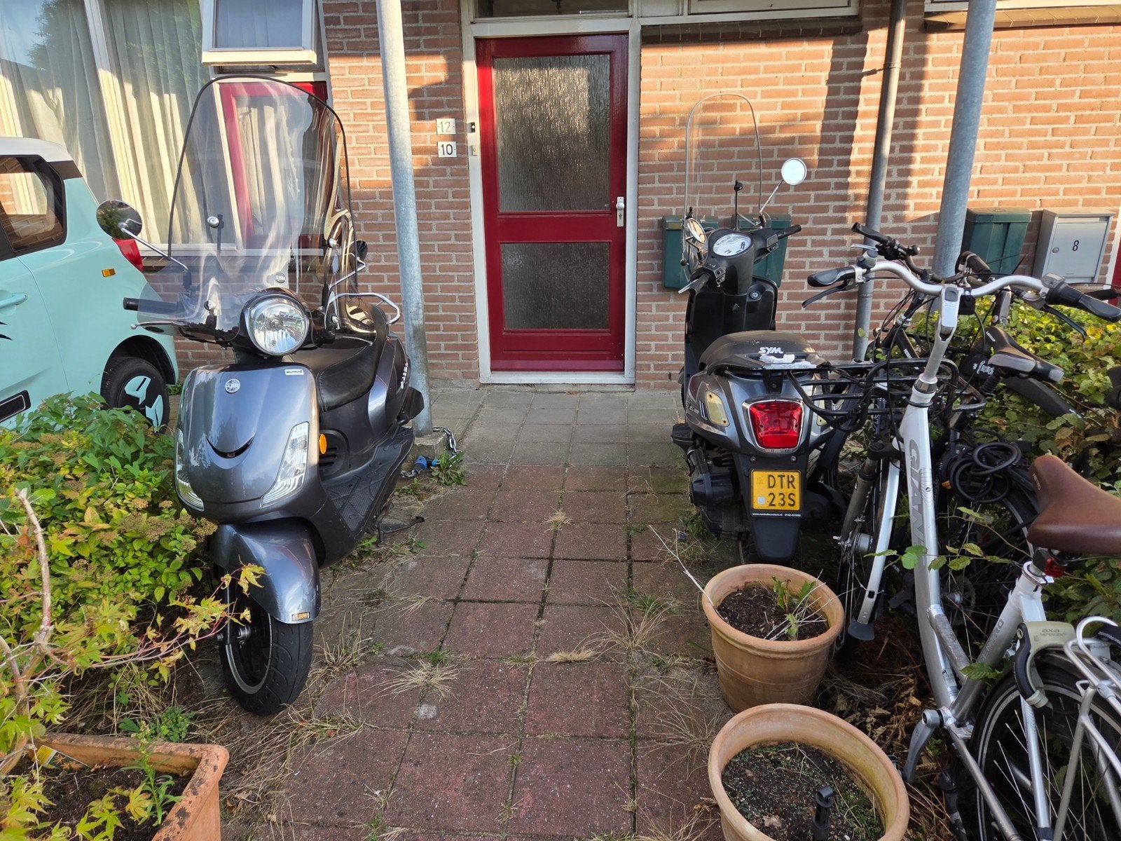 Sym Fiddle 2 scooter - Grijs, Ophalen, Zo goed als nieuw, Benzine, Fiddle