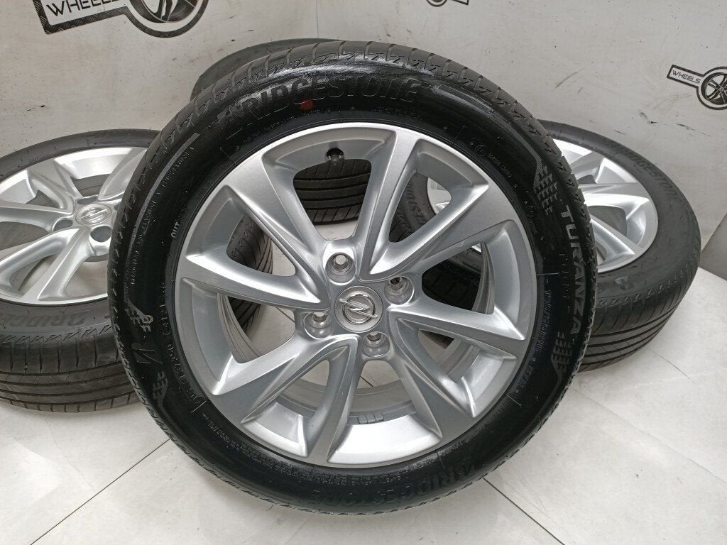 Opel Corsa F lichtmetaal Velgen 16"inch 4x108, Ophalen, Gebruikt, 16 inch, Banden en Velgen