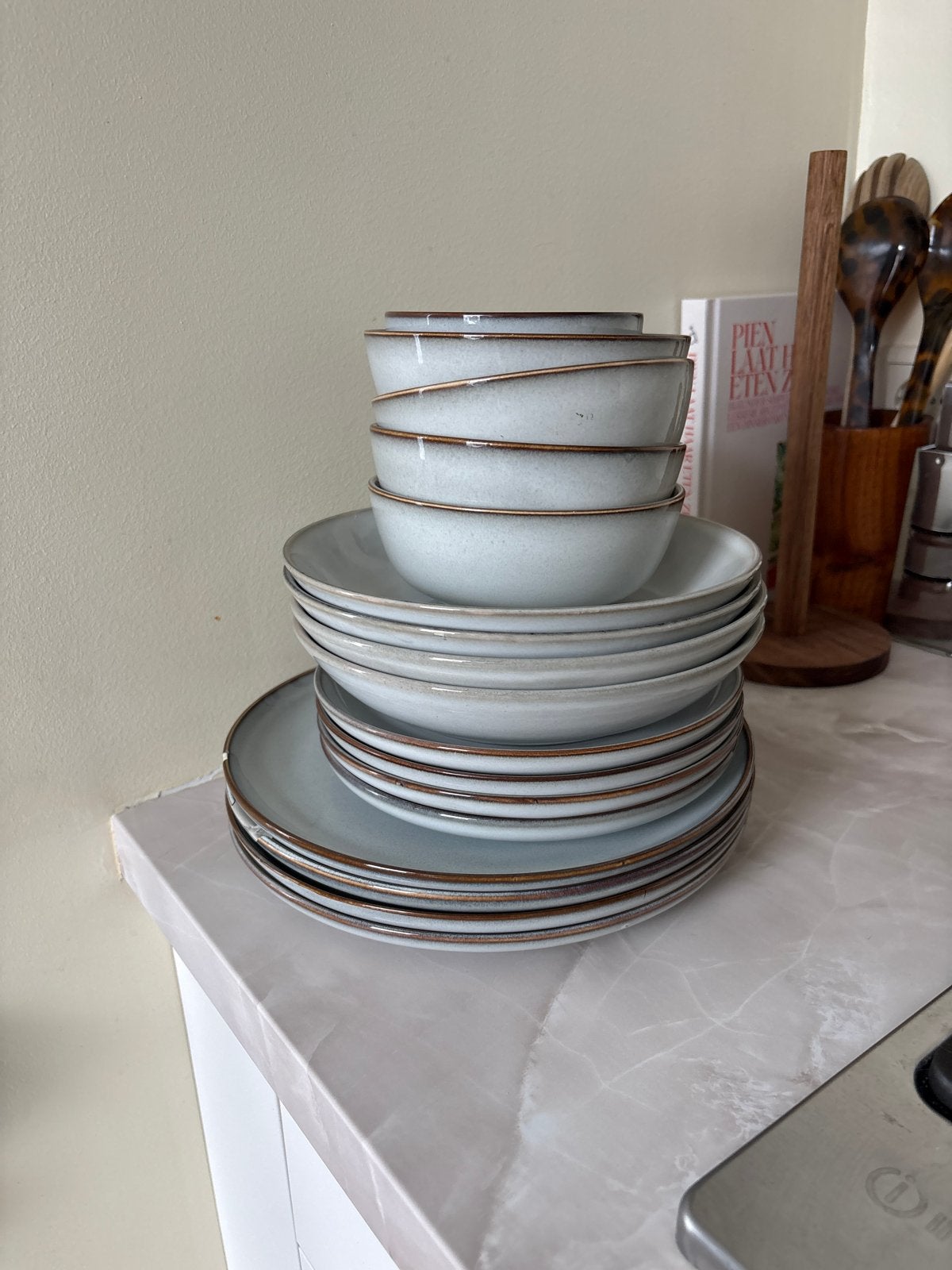 Service set, Ophalen, Gebruikt, Keramiek, Bord(en)