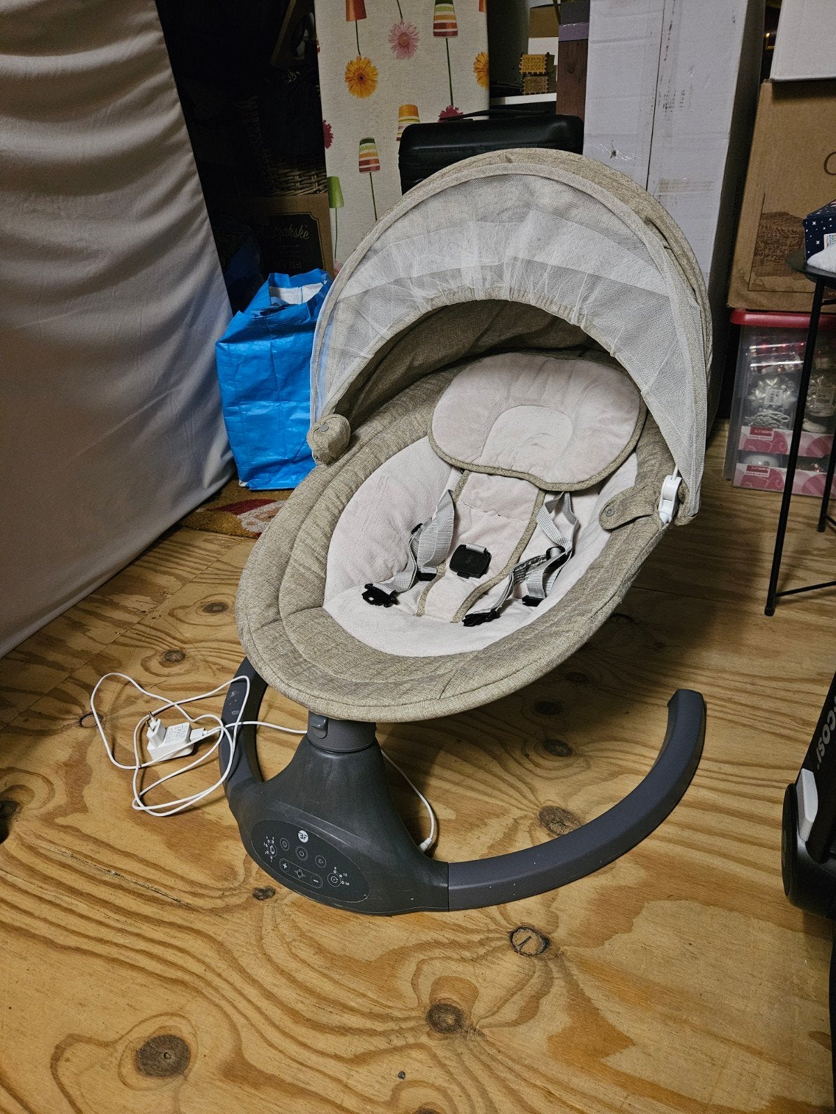 Elektrisch Wipstoeltje Baby met Muziek en Timer, Kinderen en Baby's, Gebruikt, Wipstoel, Met gordel(s) of riempje(s), Ophalen