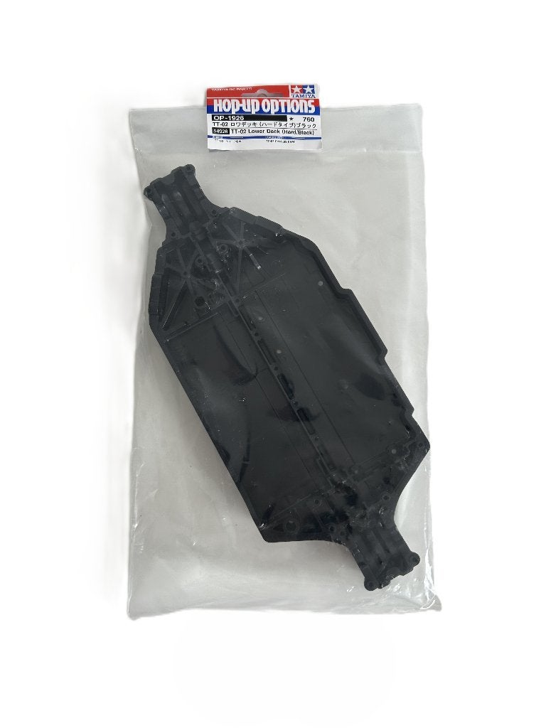 Tamiya 54926 TT-02 Lower Deck (Hard/Black), Ophalen of Verzenden, Nieuw, Onderdeel