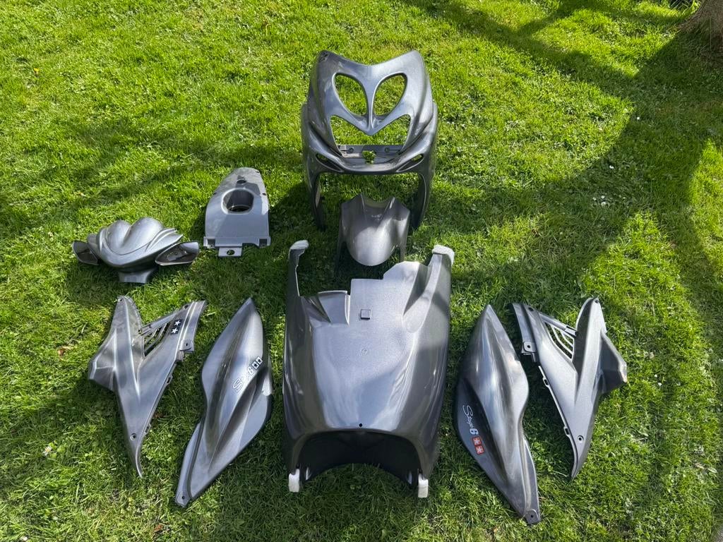 Aerox kappenset Black Silver