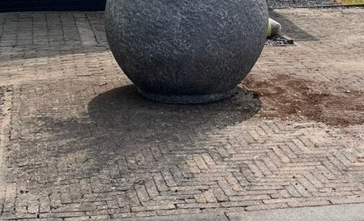 Gratis af te halen: Waaltjes straatstenen  (ca. 25m2), Tuin en Terras, Tegels en Klinkers, Ophalen, Gebruikt, Klinkers, 10 m² of meer