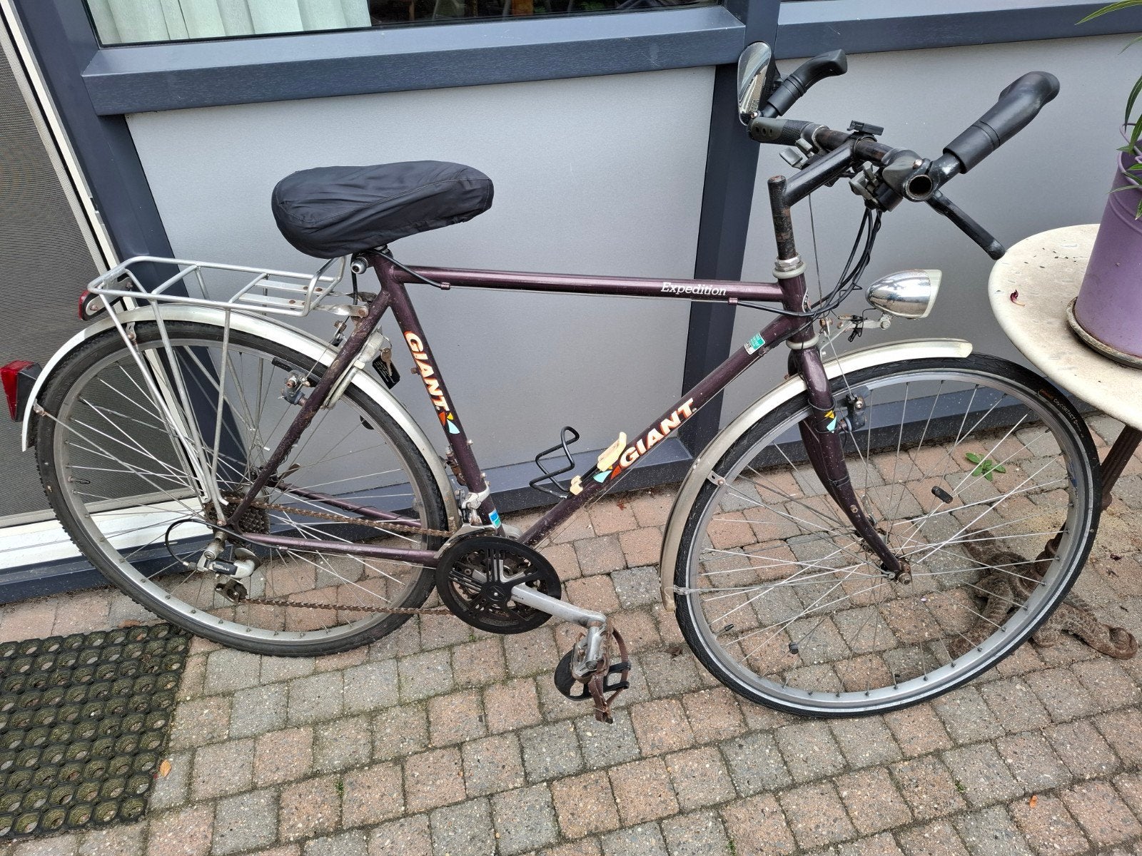 Giant Expedition herenfiets - Gebruikt, Ophalen, 28 inch, Gebruikt, Velgrem