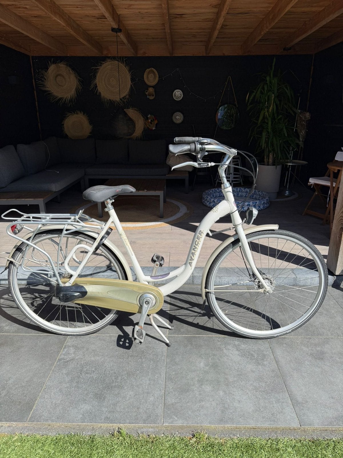 Avancer Malibu Damesfiets - Crème Wit, Fietsen en Brommers, Fietsen | Dames | Damesfietsen, Gebruikt, Velgrem, Versnellingen, 50 tot 53 cm