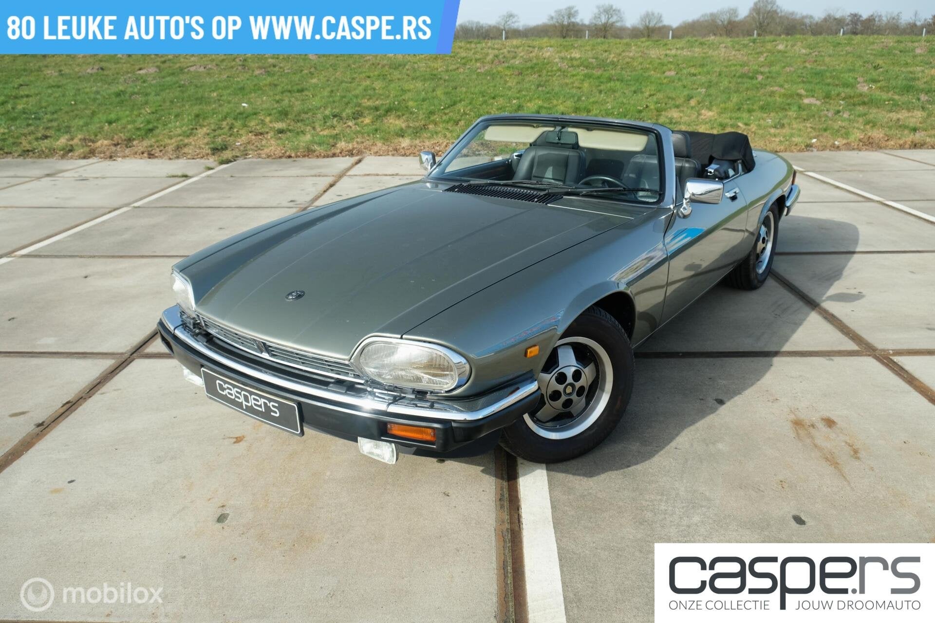 Jaguar XJS 5.3 V12 Convertible | Britse elegantie, Achterwielaandrijving, Gebruikt, Zwart, 4 stoelen