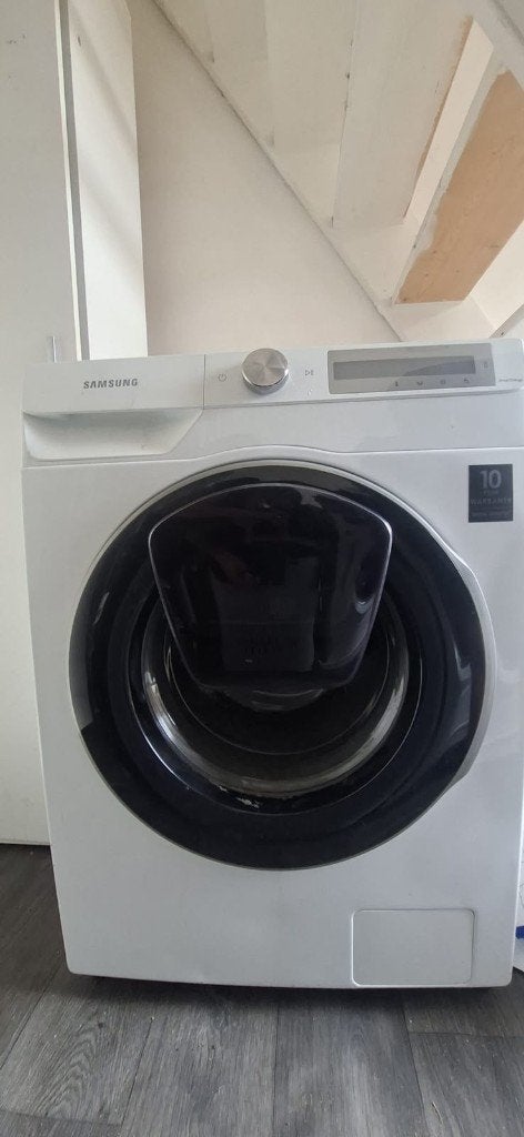 Samsung wasmachine 10,5 kg, Ophalen, 1200 tot 1600 toeren, Gebruikt, 10 kg of meer