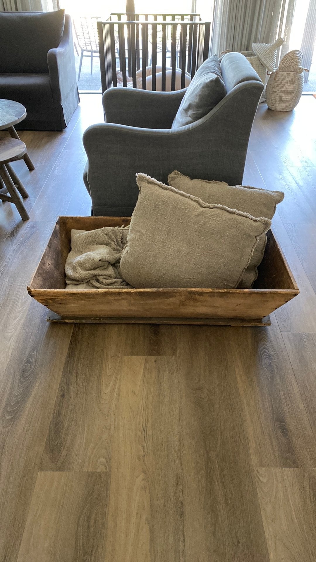 Grote oude bak, Huis en Inrichting, Woonaccessoires | Overige, Ophalen, Gebruikt, Hout, Landelijk