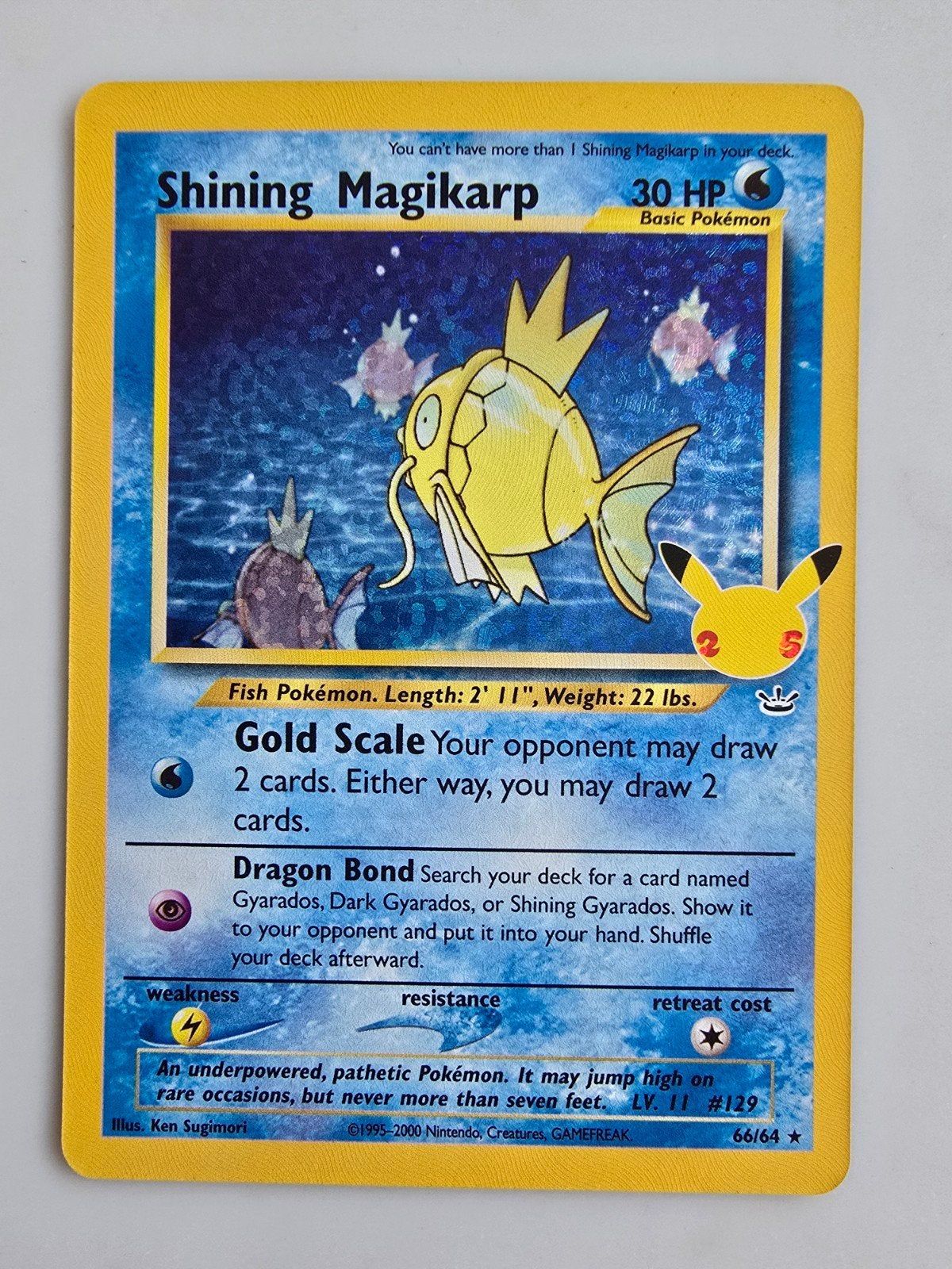 Shining Magikarp 66/64 - Celebrations, Ophalen of Verzenden, Zo goed als nieuw